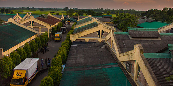 Aerial view of NB Auto Bricks Industry