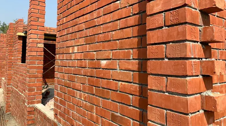 Durable weather-resistant bricks used in modern construction