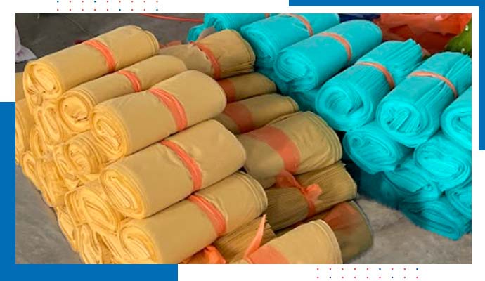 Colorful Non-Woven Fabric Stock