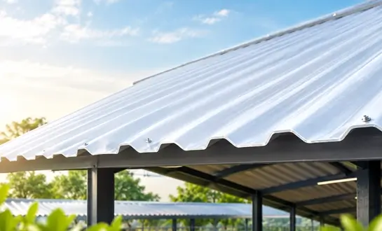 Corrugated uPVC roofing sheet
