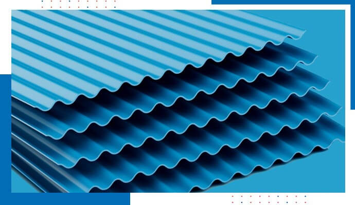 Durable corrugated profile uPVC roofing sheet in Bangladesh