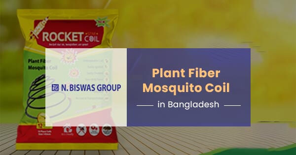 Plant fiber mosquito coil in Bangladesh