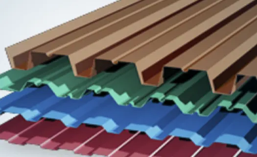 Standard industrial profile uPVC roof sheet