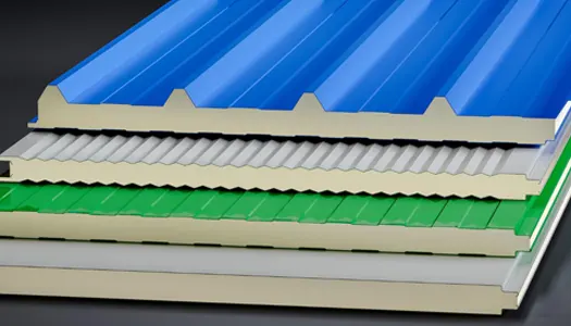 Trapezoidal uPVC roofing sheets for industrial buildings